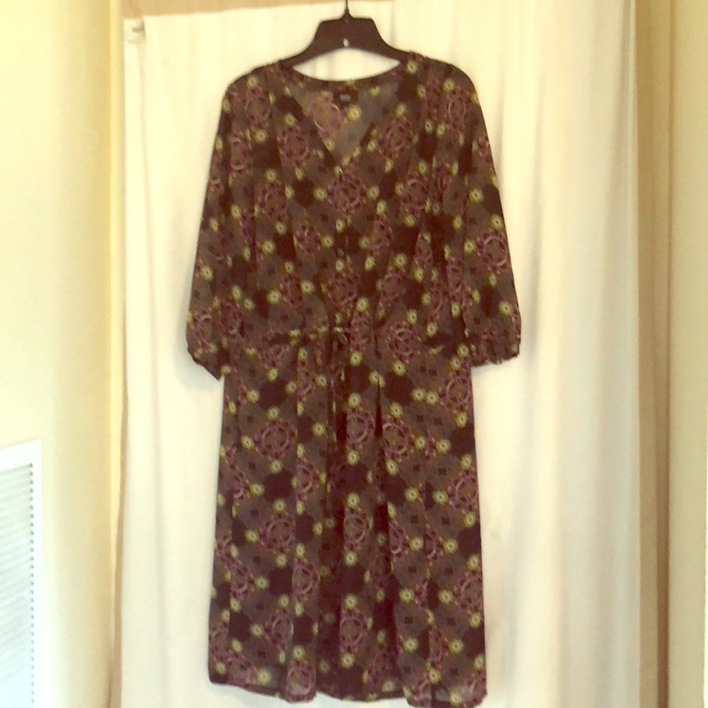 Black Floral Dress